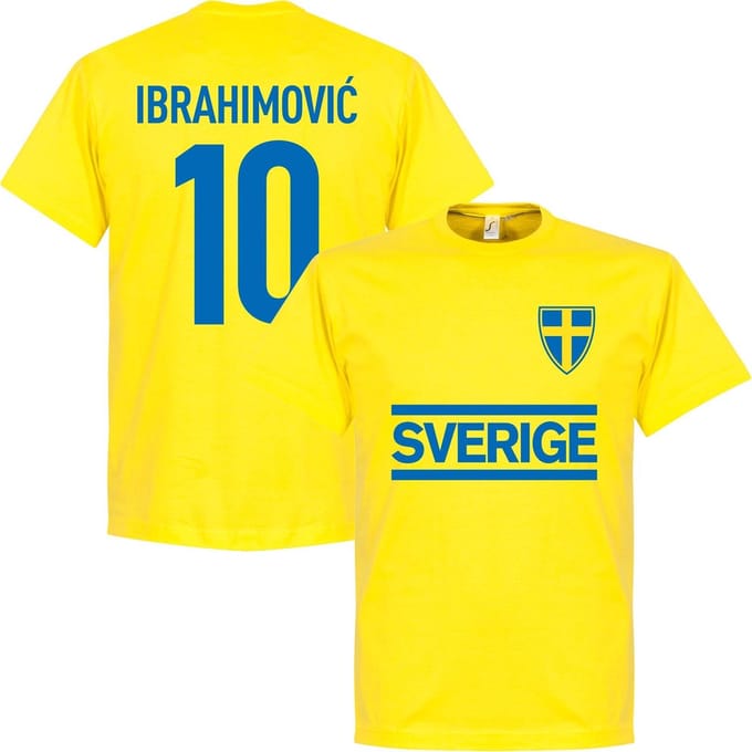 Zweden Ibrahimovic 10 T-Shirt - XXL