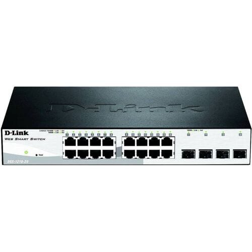 D-Link DGS-1210-20/E DGS-1210-20/E Netwerk switch 16 + 4 poorten 40 GBit/s