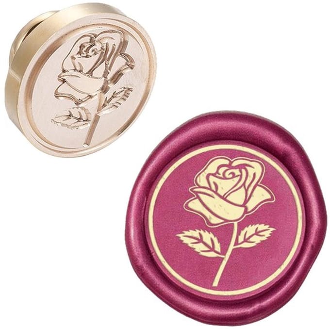Allecto - Roze Waszegel Stempel - Verwijderbare Verzegeling