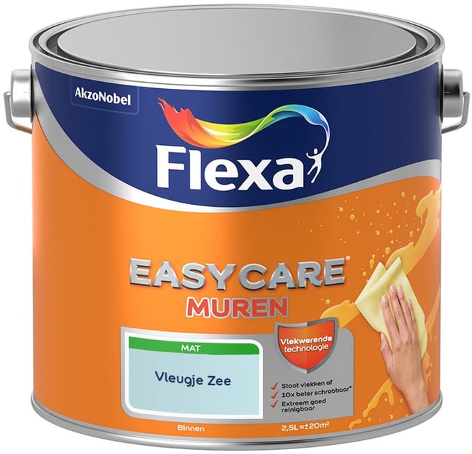Flexa - Easycare Muren - Vleugje Zee - Mengverf - 2,5 L