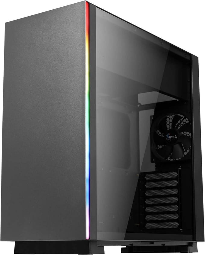 Mid-Tower Behuizing - PC Kast - Componenten Beschermen - Gehard Glas Paneel - ATX - Zwart