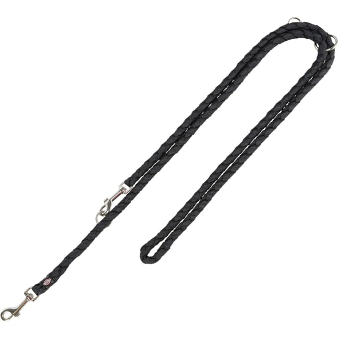 Trixie Cavo Verlenglijn Zwart L-XL 200cm lang, Ø 18mm