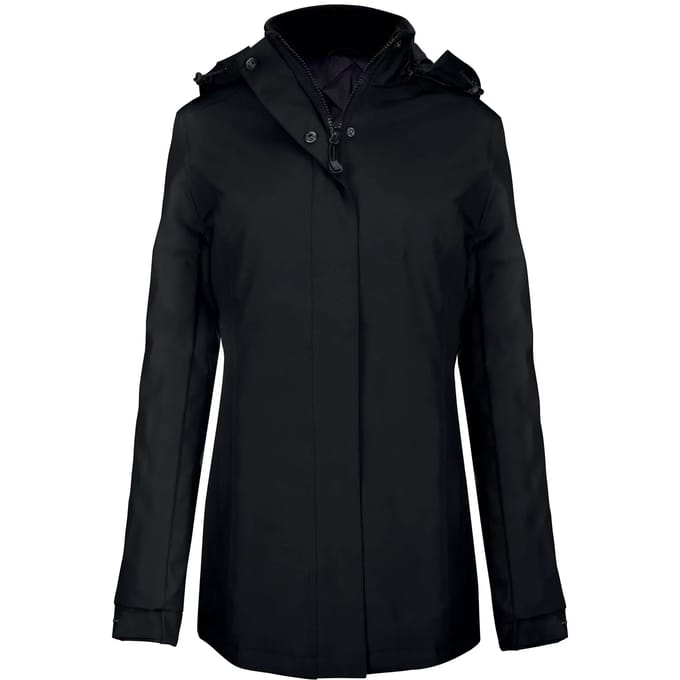 Kariban Damesparka K6108 - Black - S