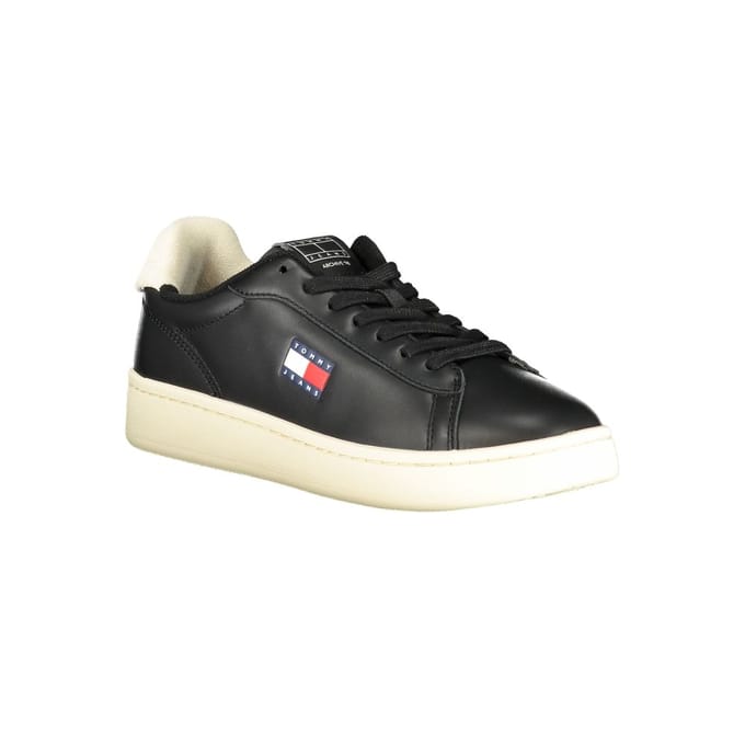 Tommy Hilfiger Zwarte Polyurethaan Dames Sneaker