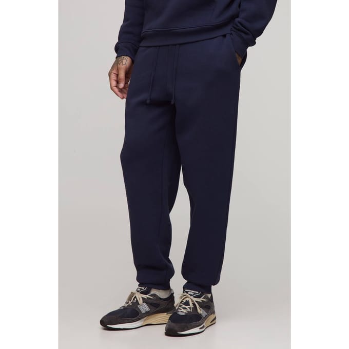 Tall Essential Regular Fit Joggers | Navy | Size Small