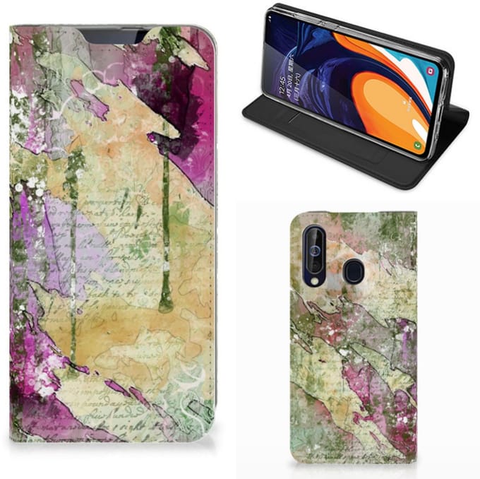 Bookcase Samsung Galaxy A60 Letter Painting