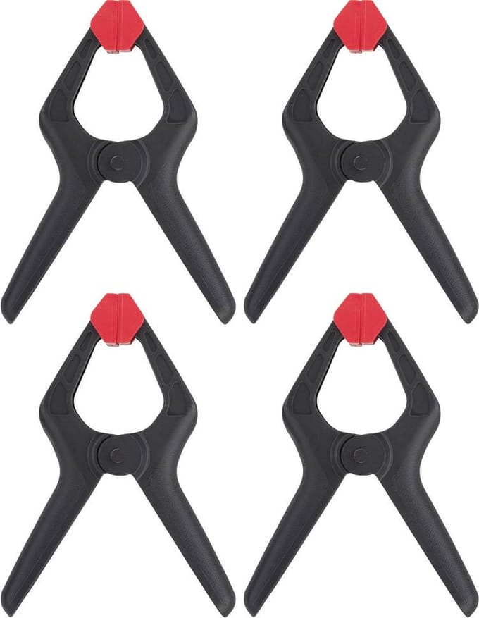 TOOLCRAFT 1611470 Veerklem Spanbreedte (max.):40 mm Afmeting, lengte: 115 mm Afm. werkbereik:50 mm