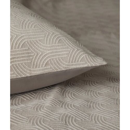 Sleeptime Dekbedovertrek Art Taupe - Eenpersoons 140 x 200/220 cm + 1 kussensloop