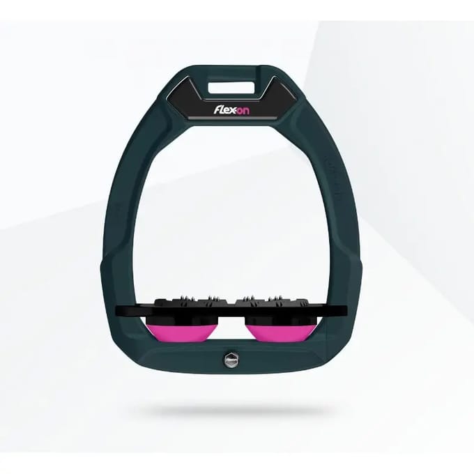 Veiligheidsepiters Plat Ultra Grip Groen/Zwart/Roze Flex-On Safe-On