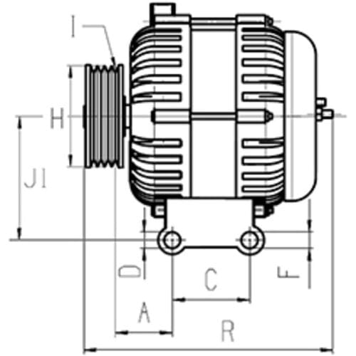Driefasige generator HC-CARGO F 032 116 808