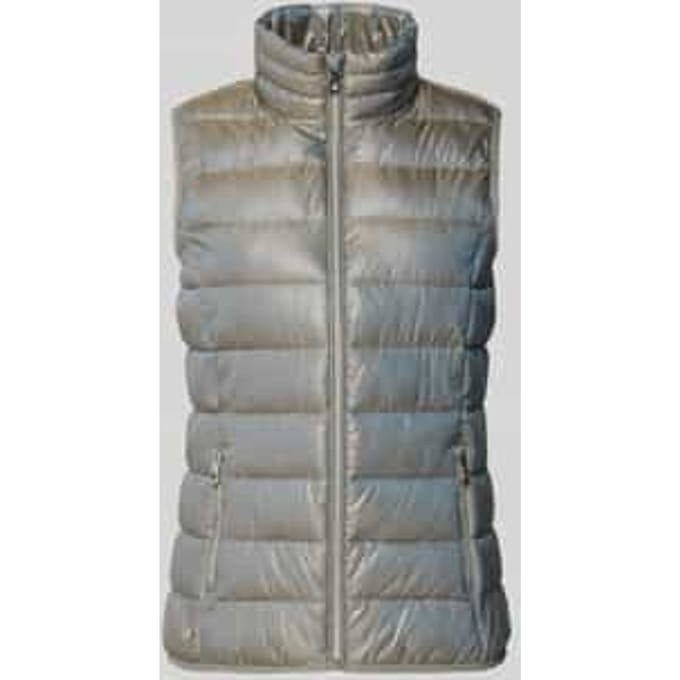 Bodywarmer met opstaande kraag