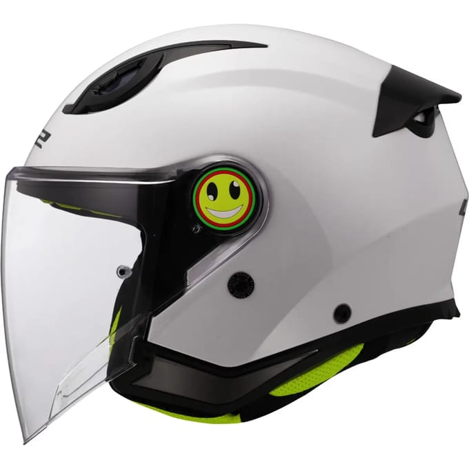 LS2 OF622 Funny II Solid Wit Kinder Jethelm - Helm