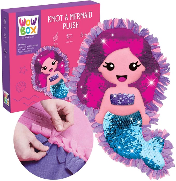 Wow Box Zeemeermin Creatieve kit Kussen met pailletten DIY