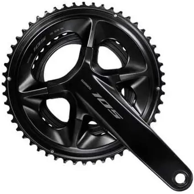 Shimano 105 R7100 Crankstel Zilver 175 mm / 52/36t