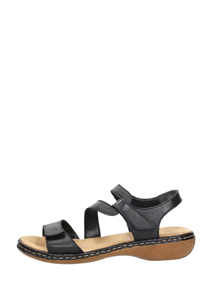Rieker - Dames Sandalen Zwart 41