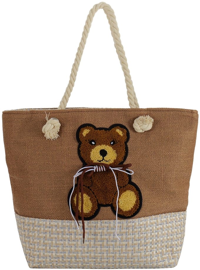 Strandtas - beer - 47x37x13 cm