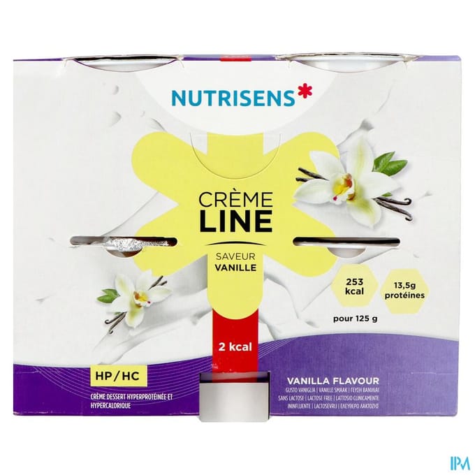 Nutrisens Cremeline 2 Kcal Vanille 4x125g