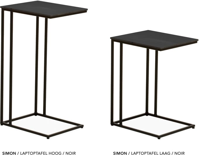 Maxfurn - Laptoptafel | hoogte 68cm | Zeer krasvast | Kleur: Noir
