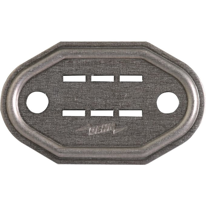 Dehn Nummerplaat Met Gleuf - 490100 [2 stuks]