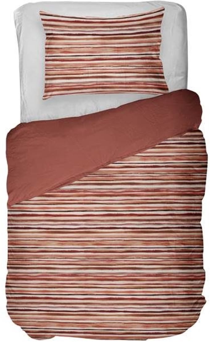 Kayori Ona Dekbedovertrek - Eenpersoons - 140x200/220 cm - Rood