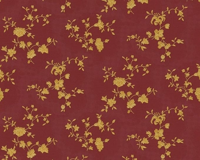 A.S. Création behang 95485-4 klassiek rood met goude bloemen