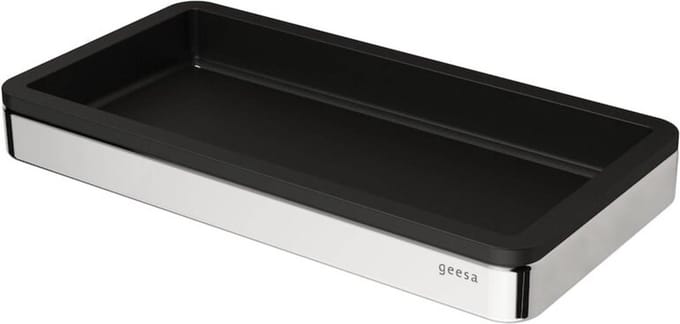 Geesa Frame Planchet 21cm Zwart / Chroom