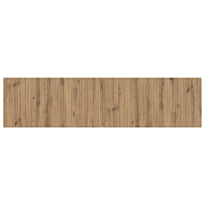 vidaXL - Wandgemonteerd - Hoofdbord - EDE - Artisanaal - eiken - Bewerkt - hout