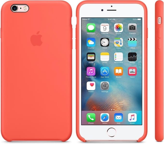 Apple - Siliconen Hoesje - iPhone 6/6s Plus - Apricot