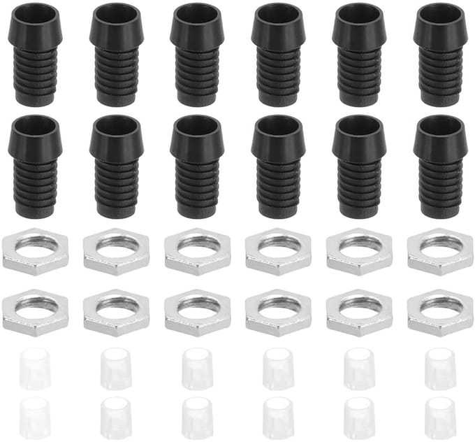 Solidchoice - 3 mm LED-houder, 60 stuks, Plastic Montagebeugel voor Paneel LED-display
