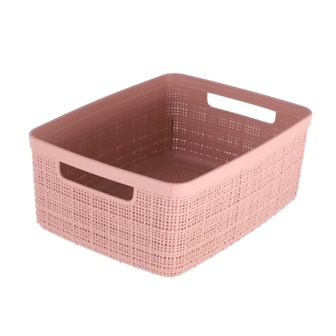 Curver Jute Opbergmand - Maat S - 5 liter - Roze