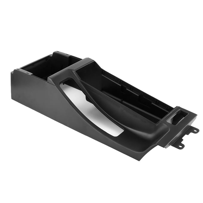 Zwarte Middenconsole Sierlijst Basis met Armsteunopening 51168218306 Geschikt voor 3 Serie E46 98‑04 black