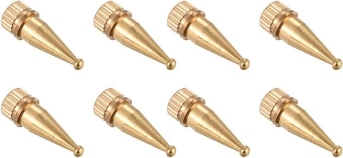 Luidspreker Spikes - Hifi Voeten - Trillingsreductie - Koper M8 Draad - 36.2mm Hoogte - Goud