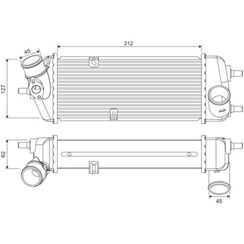 Intercooler VALEO 818383