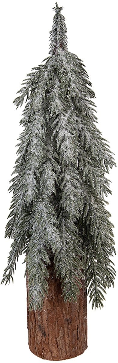 Clayre & Eef Mini Kunstkerstboom Ø 15x44 cm Groen Hout