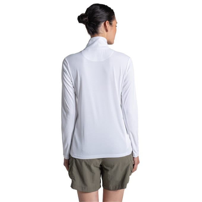 Craghoppers Dames/Dames Nosilife Half Zip Top (Wit)