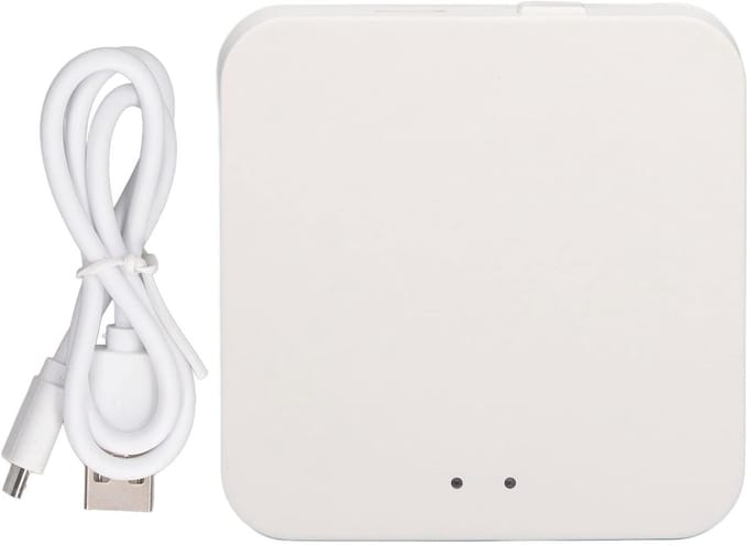 Wifi Gateway Hub - Smart Home - Apparaat Bediening - Zigbee Ondersteuning - 9 x 6 x 6 cm - Wit