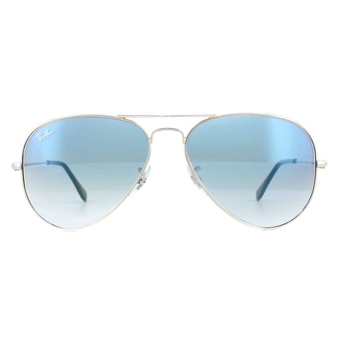 Ray-Ban RB3025 003/3F - Aviator (Gradient) - zonnebril - Zilver / Lichtblauw Gradiënt - 62mm