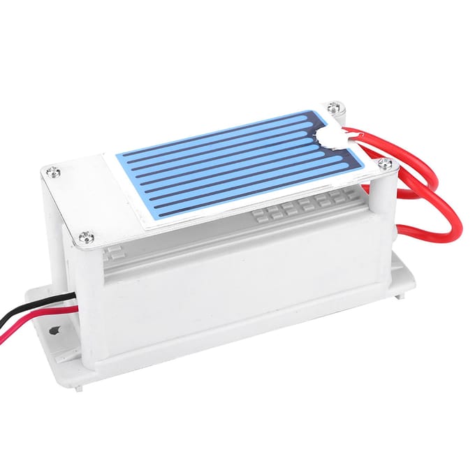 3.5g DC12V Integrated Car Ozone Generator Ozonizer Machine Air Purification Cleaning Tool white