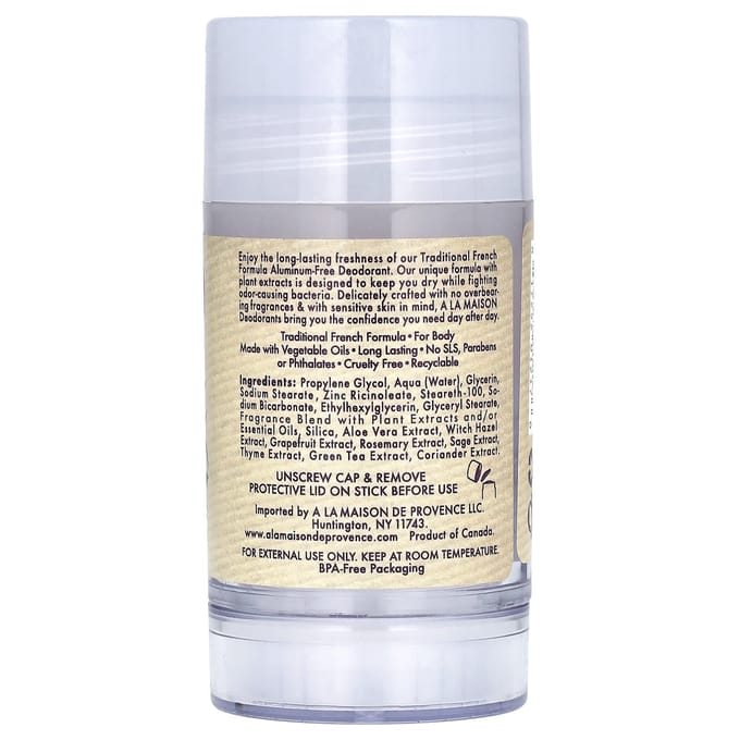 A La Maison de Provence, Déodorant, Lavande Aloès, 70 g (2,4 onces) beige