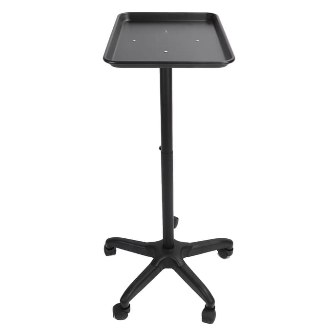 Aluminium Salon Trolley met Wielen Verstelbaar Eenvoudig te Monteren voor Kapper en Schoonheid gray