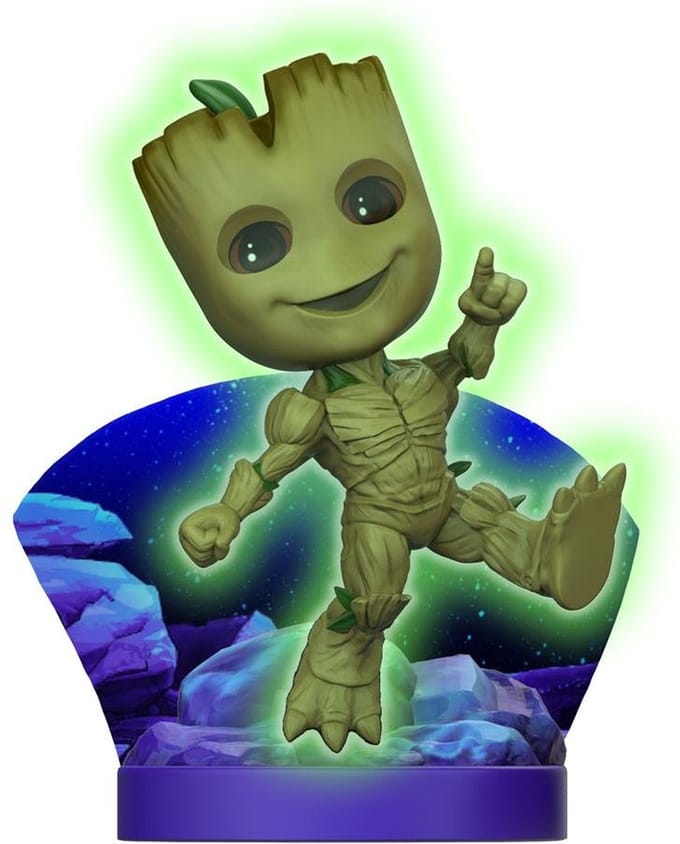 Marvel Superama Mini Diorama Groot Glow-in-the-Dark SDCC Exclusive 10 cm