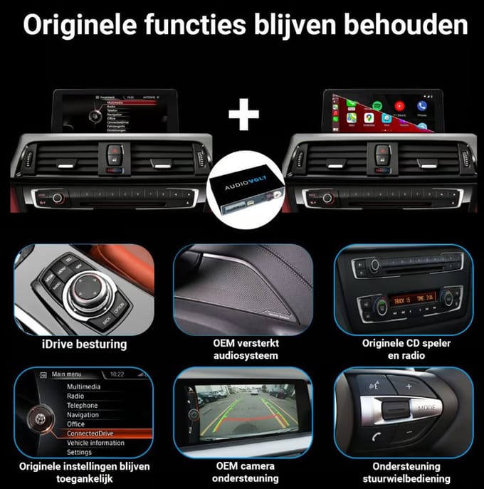 Interface Module Apple CarPlay & Android Auto – Geschikt voor BMW X1 F48 met NBT (2015–2017)