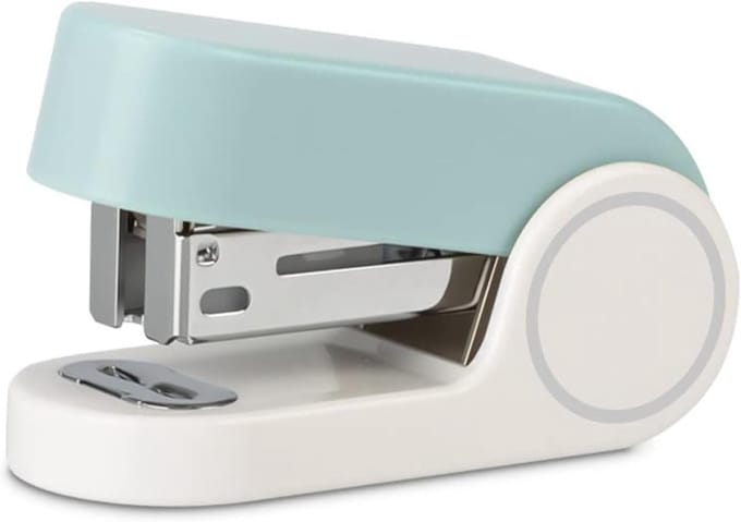 Mini Nietmachine - Compacte Hechter - Bureau Documenten Bundelen - Verticale Opslag - 20 Vel Capaciteit - Wit