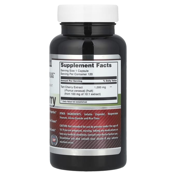 Amazing Nutrition, Cerise acidulée, 1000 mg, 120 gélules