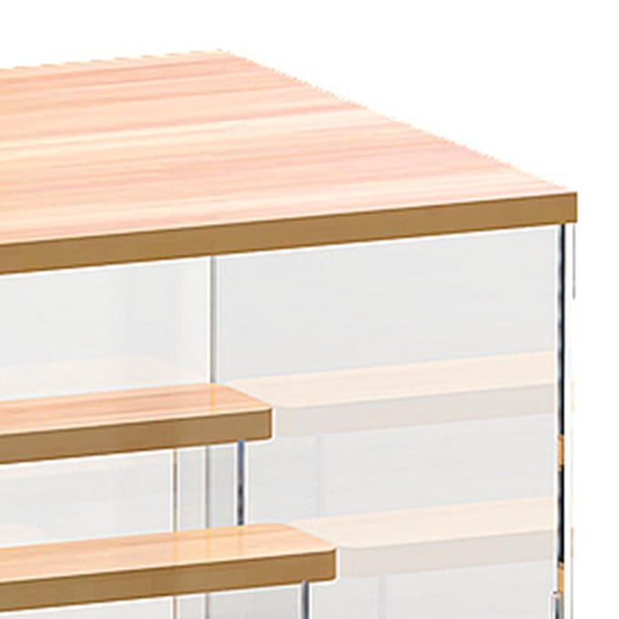 Verzamelobjecten Figuren Blind Box Opbergdisplay Acryl Blind Box Vitrine Stofvrij Speelgoed Pop brown