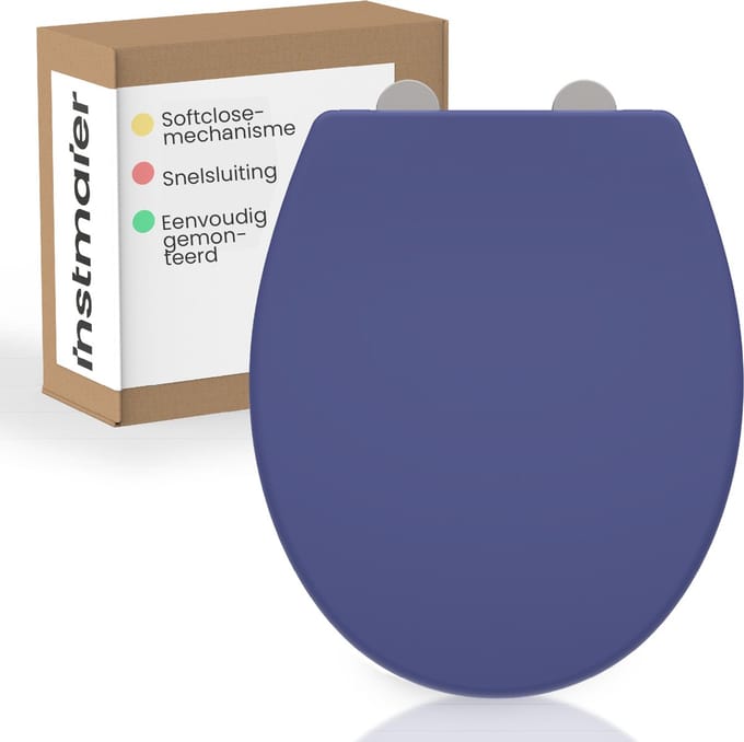 instmaier Helma - WC bril - Duroplast - ovale vorm - Indigo