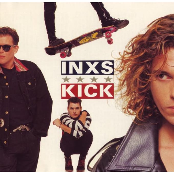 CD INXS  Kick 7817962 Atlantic 1987 US Rock Occasion brown
