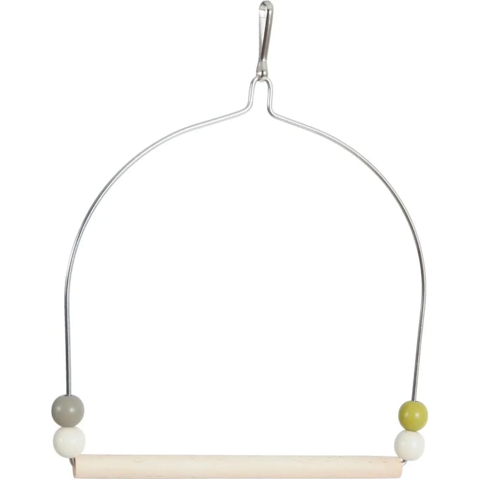 Houten vogelschommel met ijzeren frame Zolux