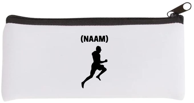 Akyol - hardloop met eigen naam Etui - Hardlopen - hardloper - sport - 20 bij 9 cm