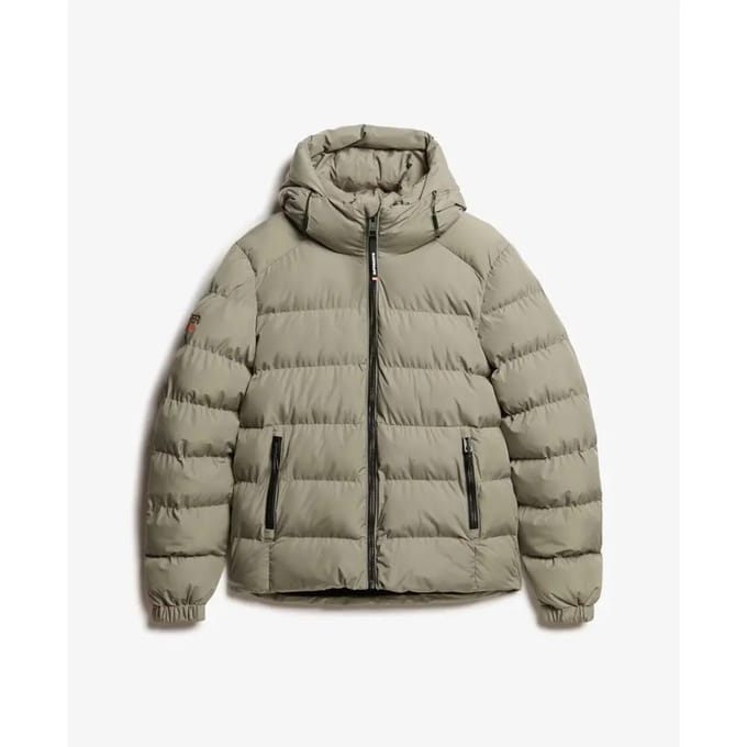 Superdry - Sportieve Capuchon Pufferjas - Heren - Gewatteerde jassen